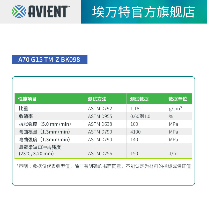 埃万特 增韧改性塑料 加纤15% 高抗冲低浮纤 玻纤增强尼龙PA66