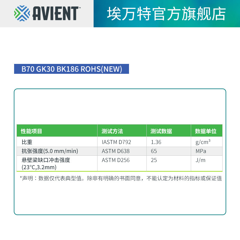 B70 GK30 BK186 RO H S(NEW)尼龙6玻璃珠增强改性30% 改性尼龙PA6