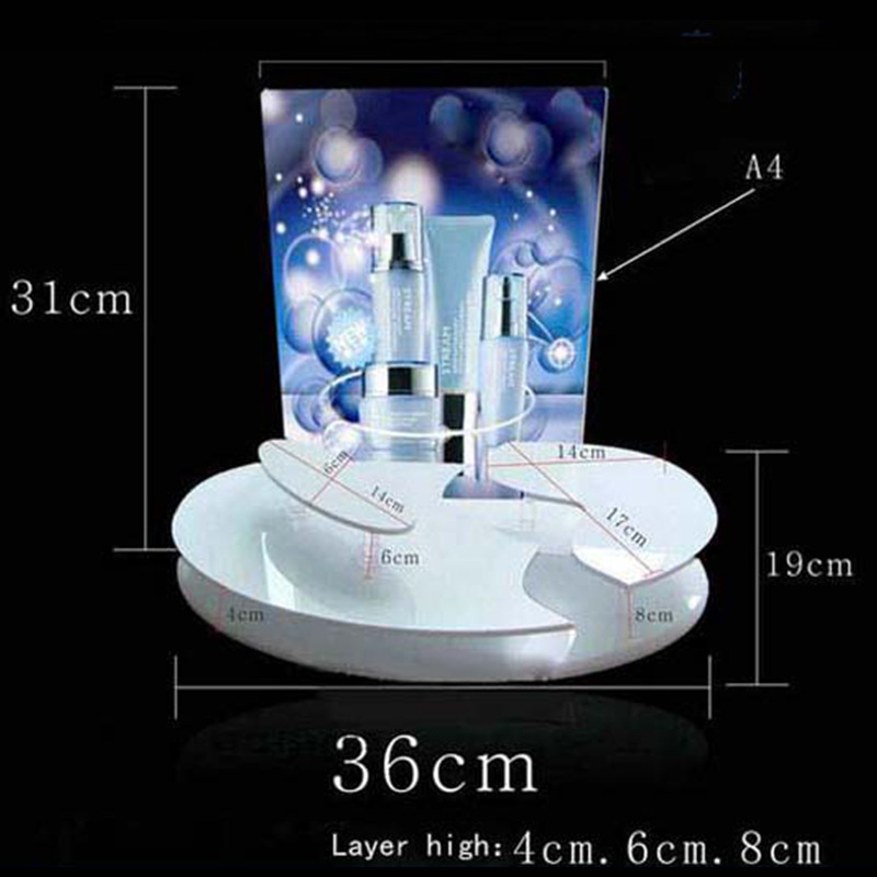 The manufacturer's cosmetics display display display at the Akry Fair is customised.